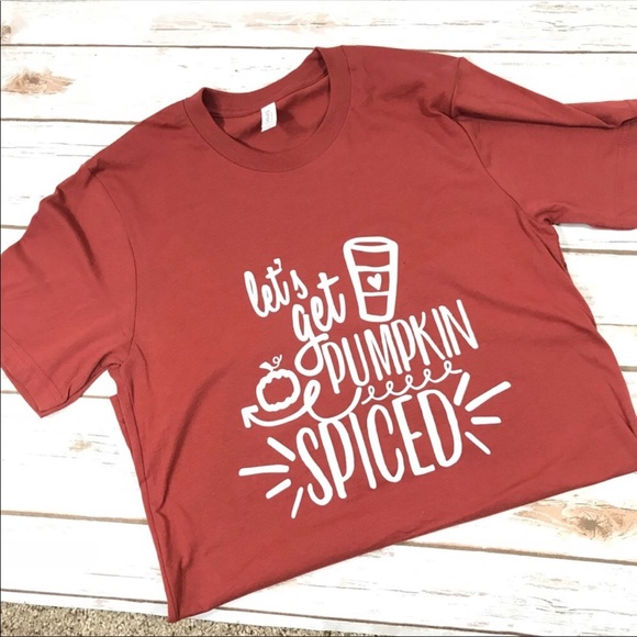 FINAL PRICE! Pumpkin Spiced Graphic Tee - Picture 2 of 2